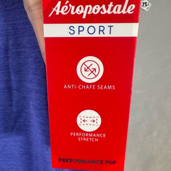 Aeropostale Sport purple racerback active tank size large NWT - Picture 5 of 7